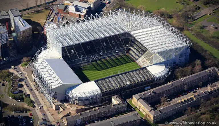 St James' Park football stadium Newcastle