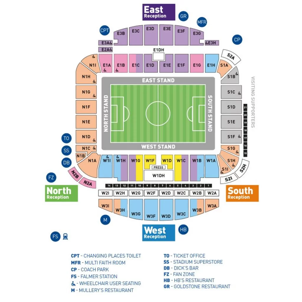 Best seats at Brighton & Hove Albion's Amex Stadium + travel tips