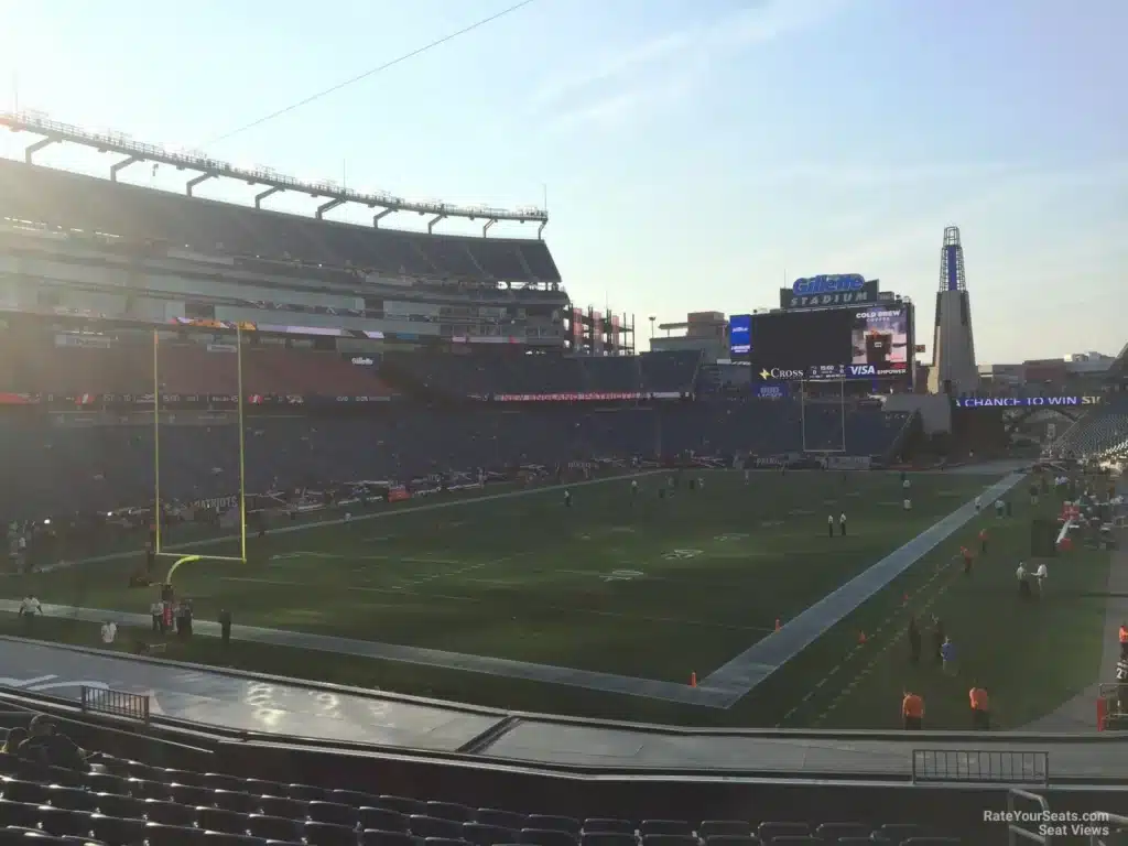 Best seats Gillette Stadium for New England Patriots and concerts