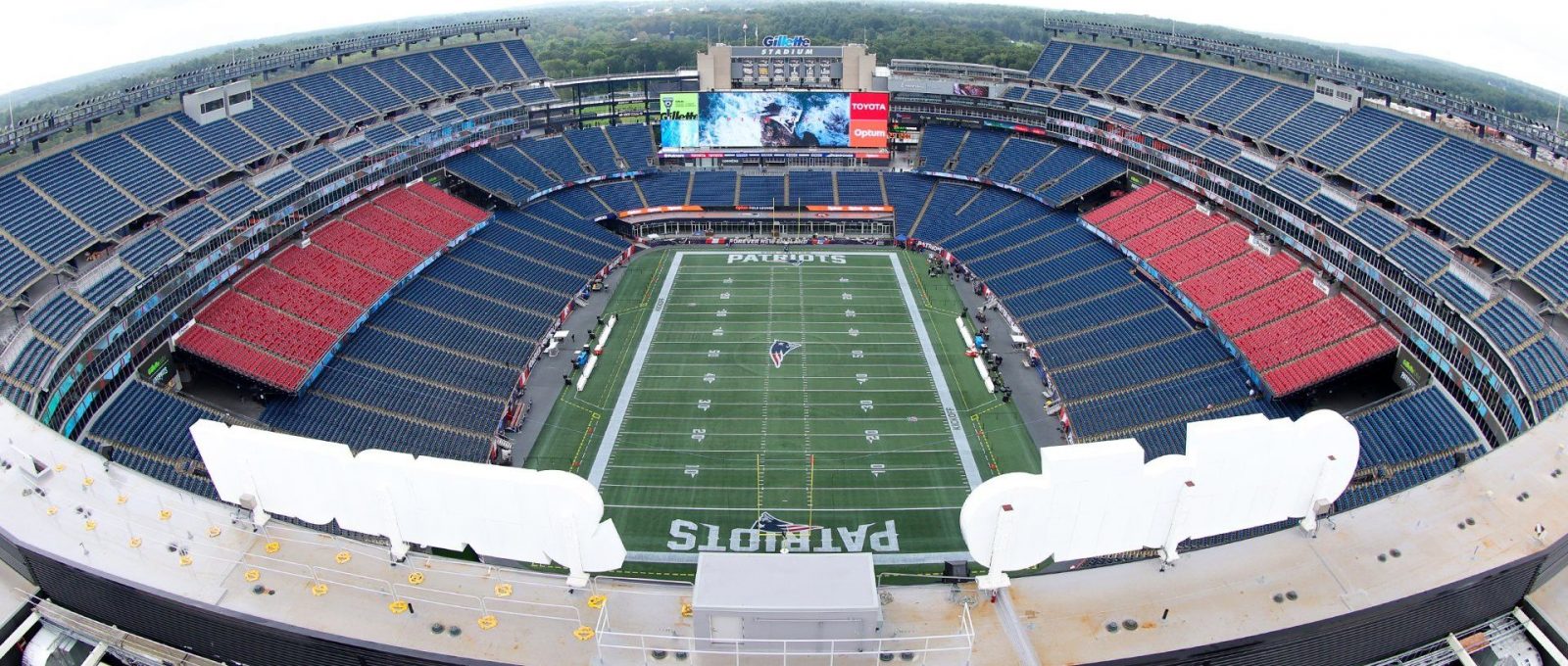 Best seats at Gillette Stadium