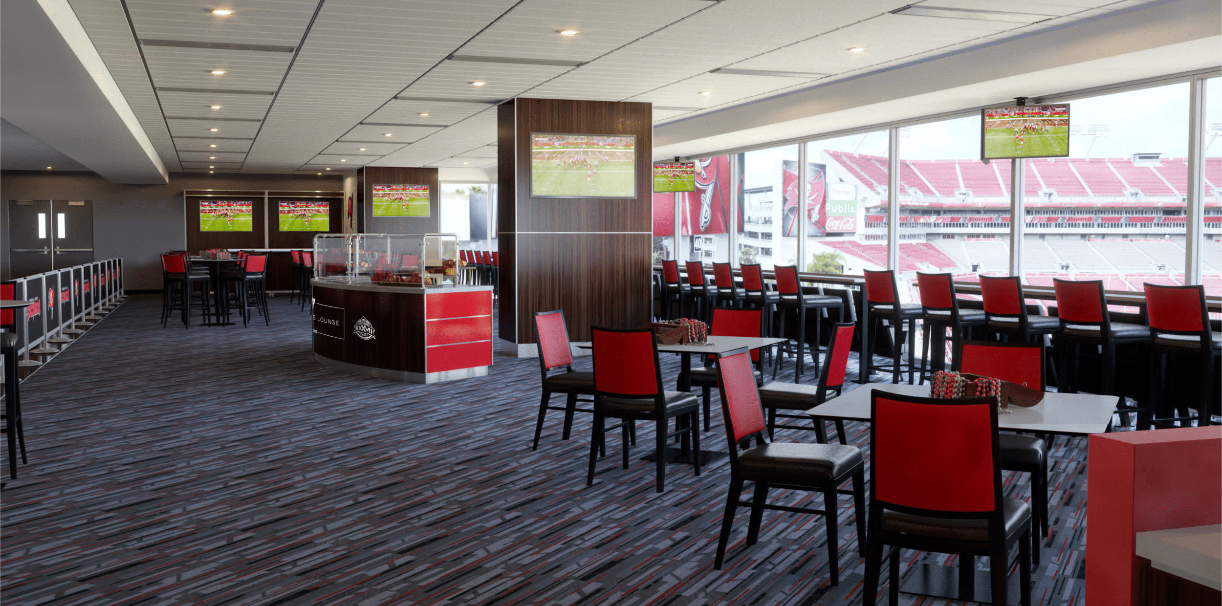 Aerovanti Lounge raymond james stadium