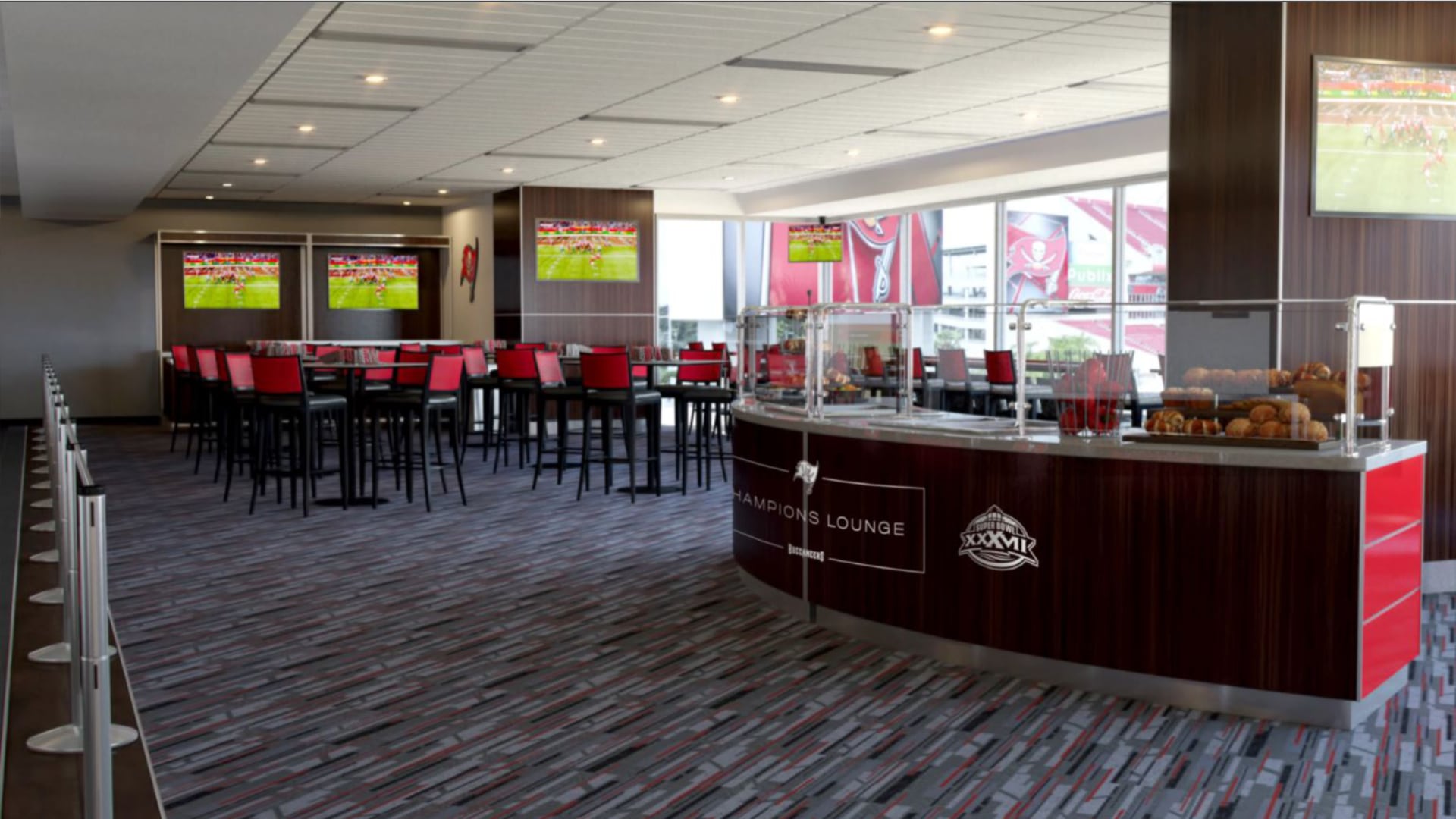 Aerovanti Lounge raymond james stadium