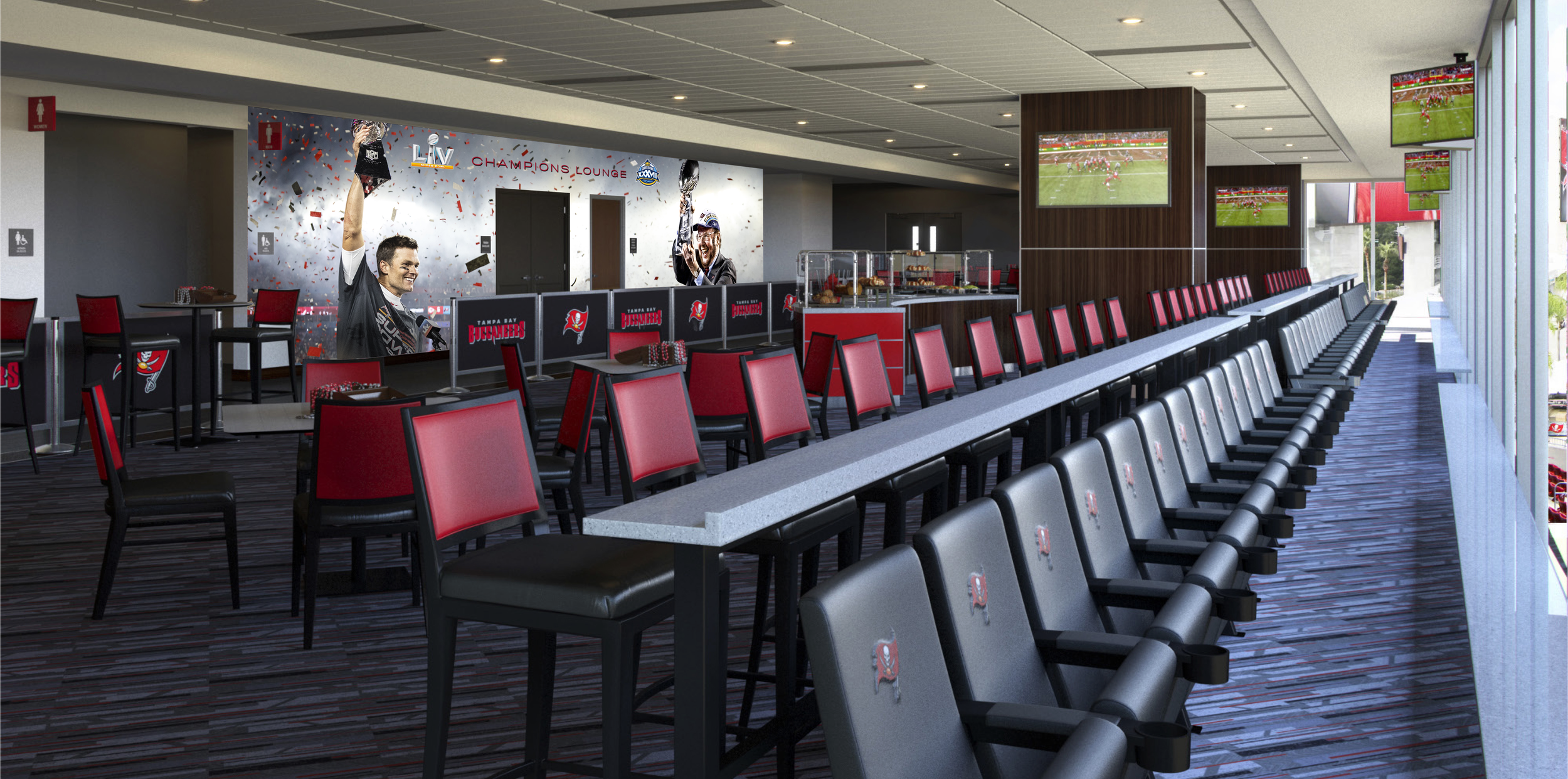 Aerovanti Lounge raymond james stadium