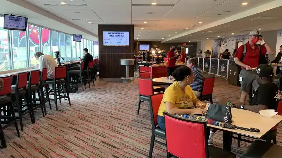 Aerovanti Lounge raymond james stadium