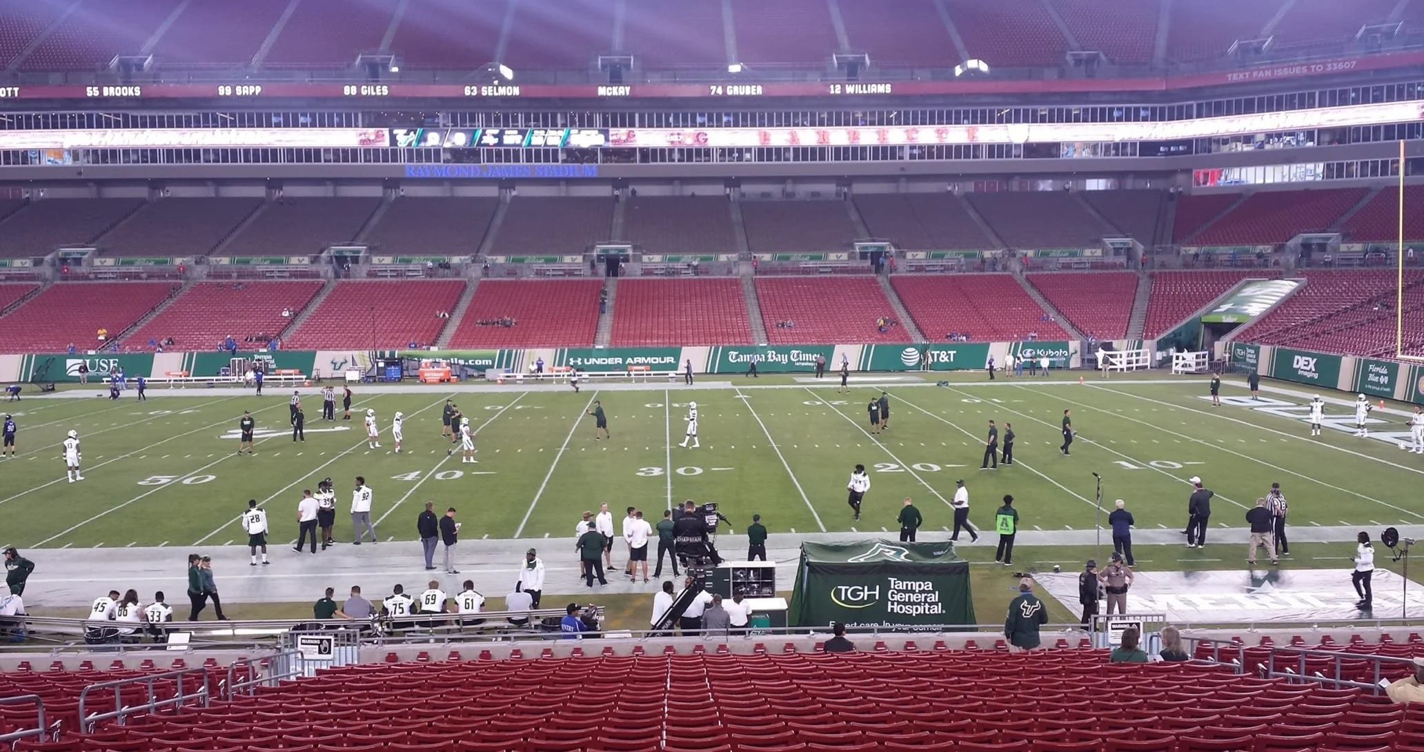 Best seats for concerts at Raymond James Stadium