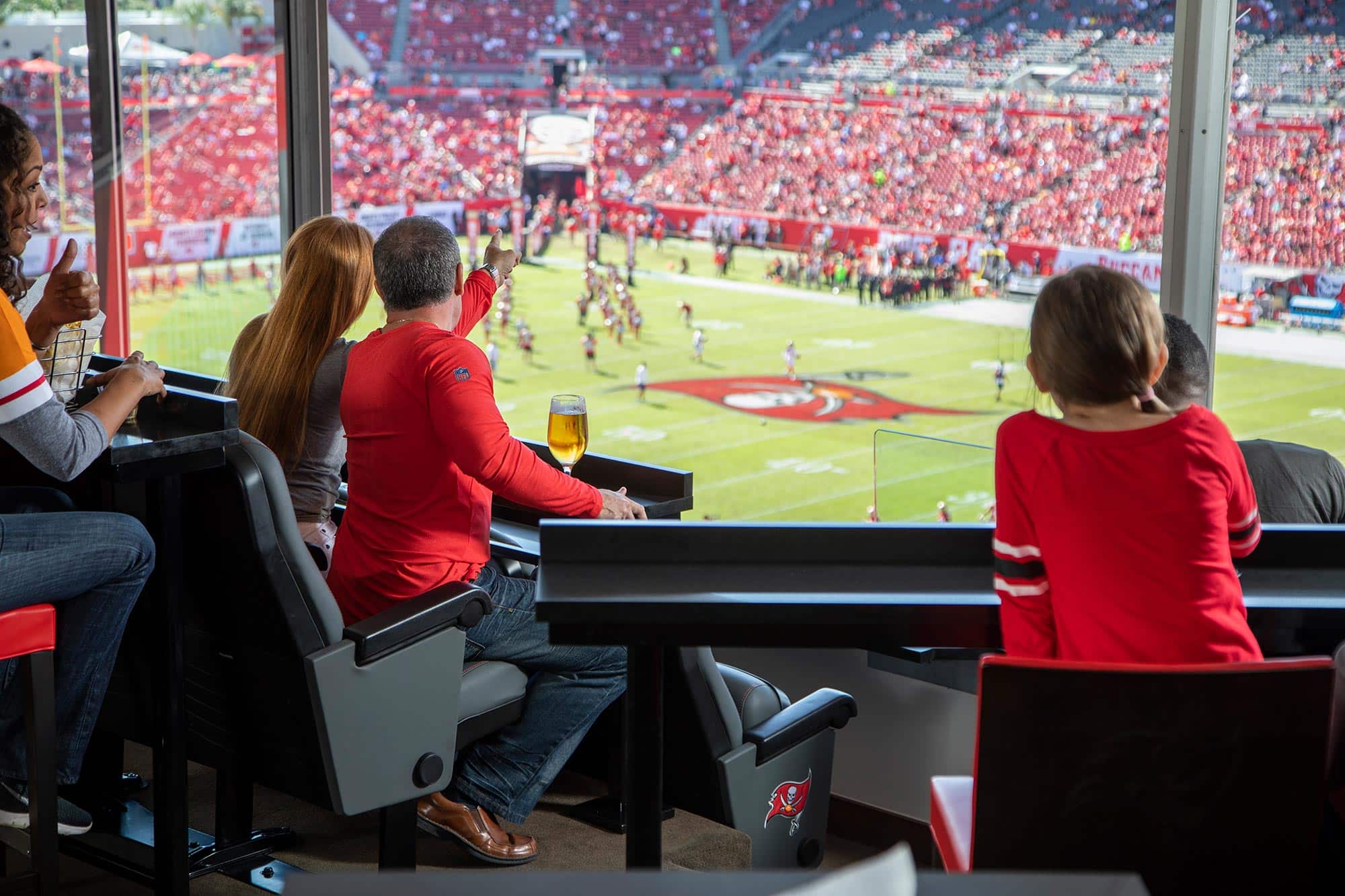 Seating and Comfort at Raymond James Stadium