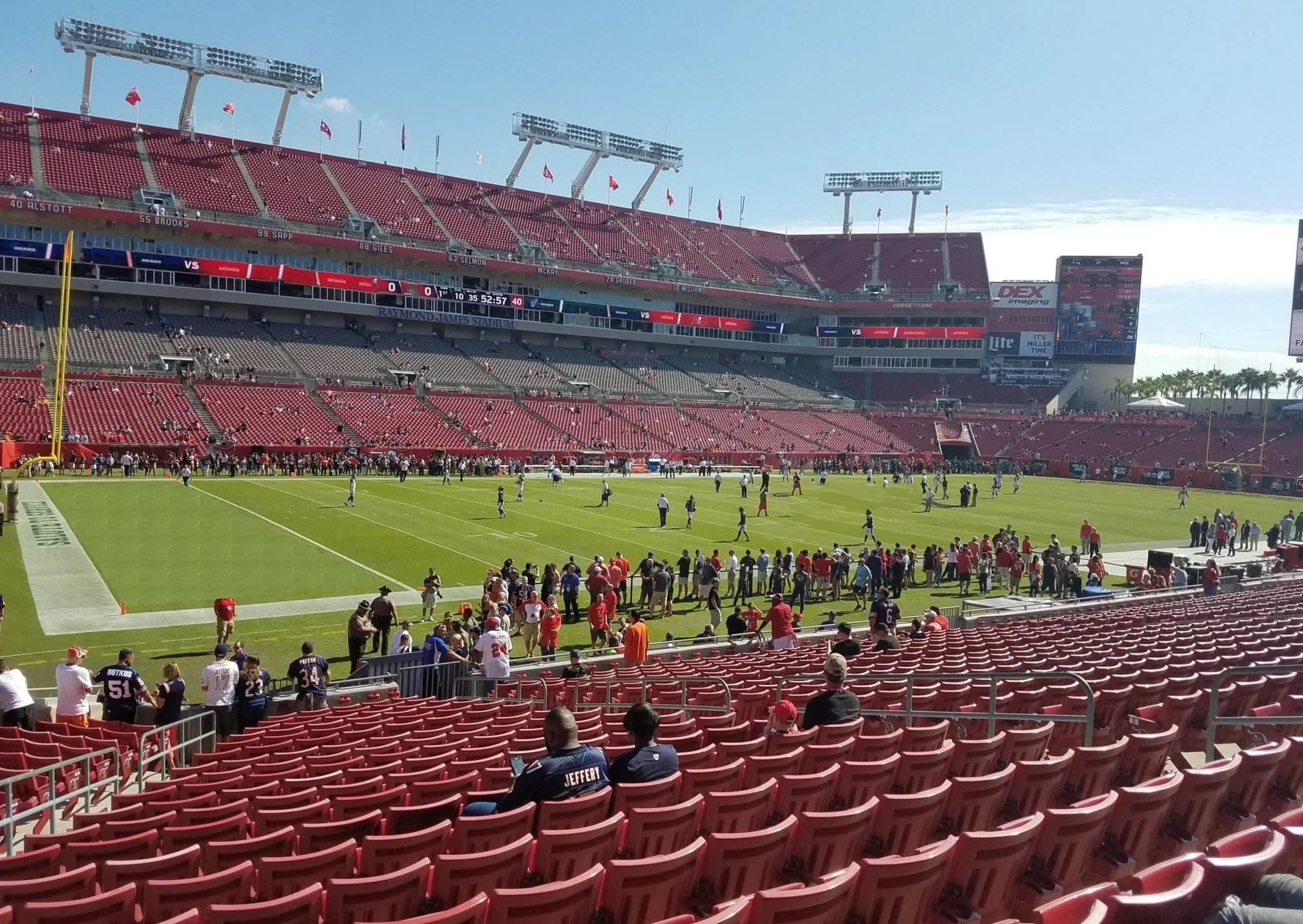 Section 106 at Raymond James Stadium