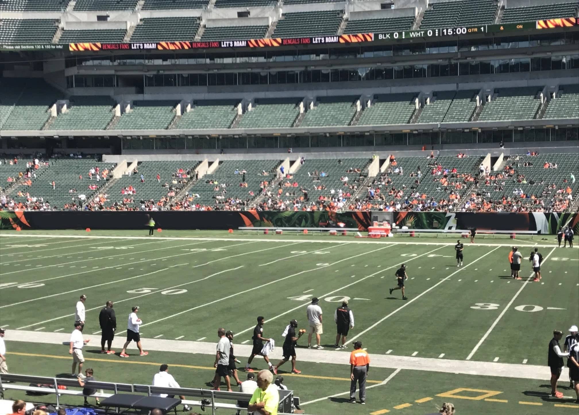 Section 108 at Paycor paul brown Stadium