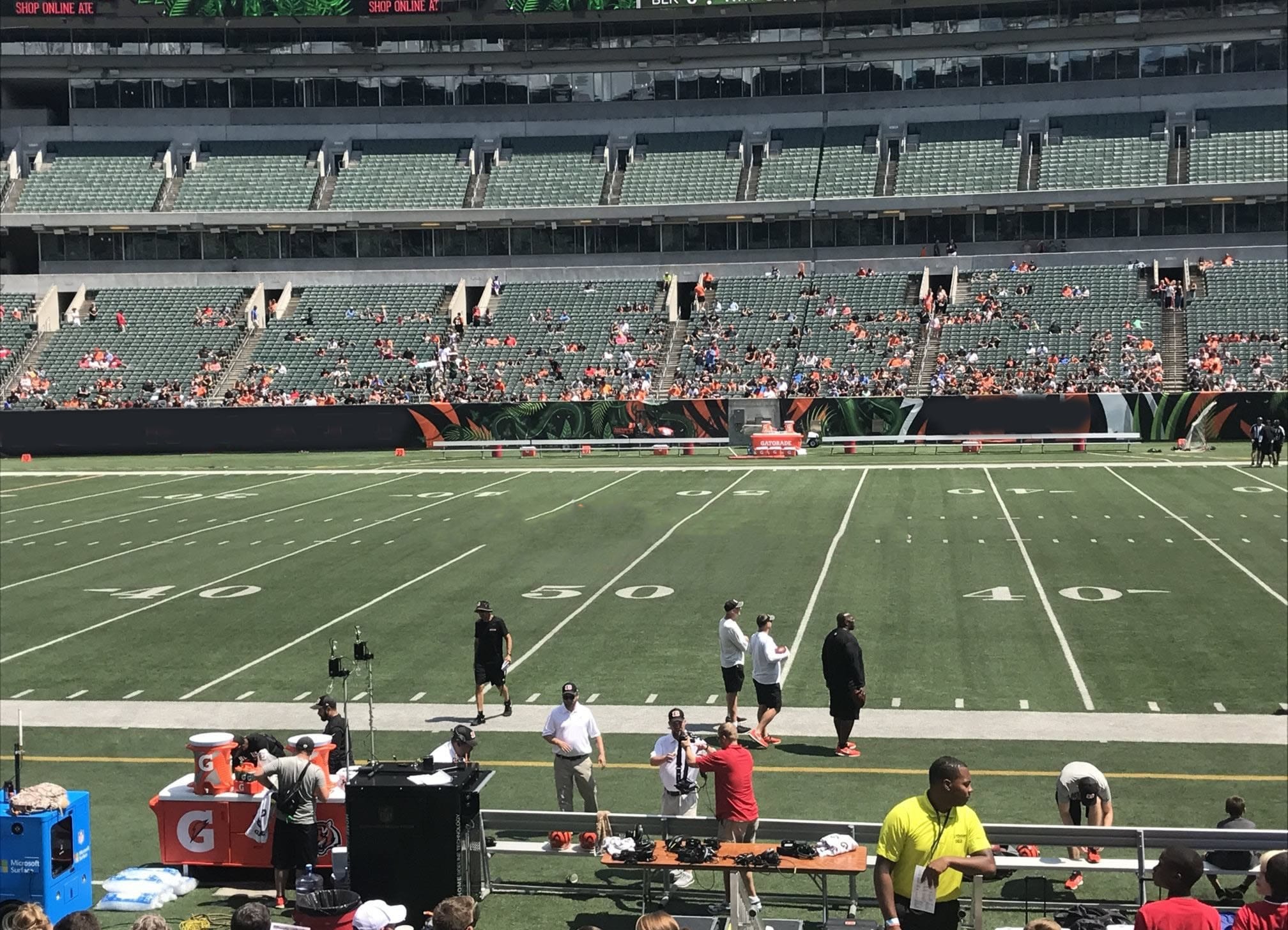 Section 109 at Paycor paul brown Stadium