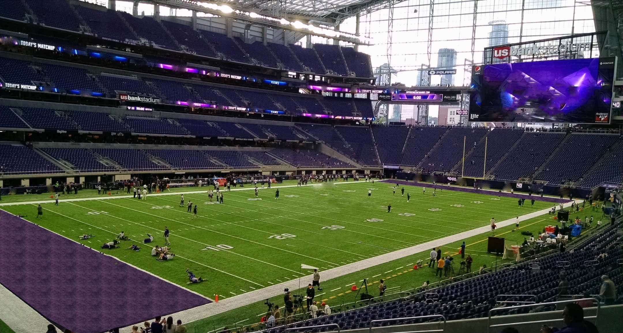 Section 114 at US Bank Stadium