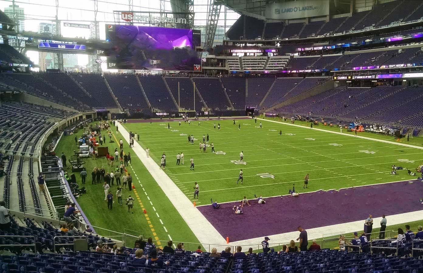 Section 122 at US Bank Stadium
