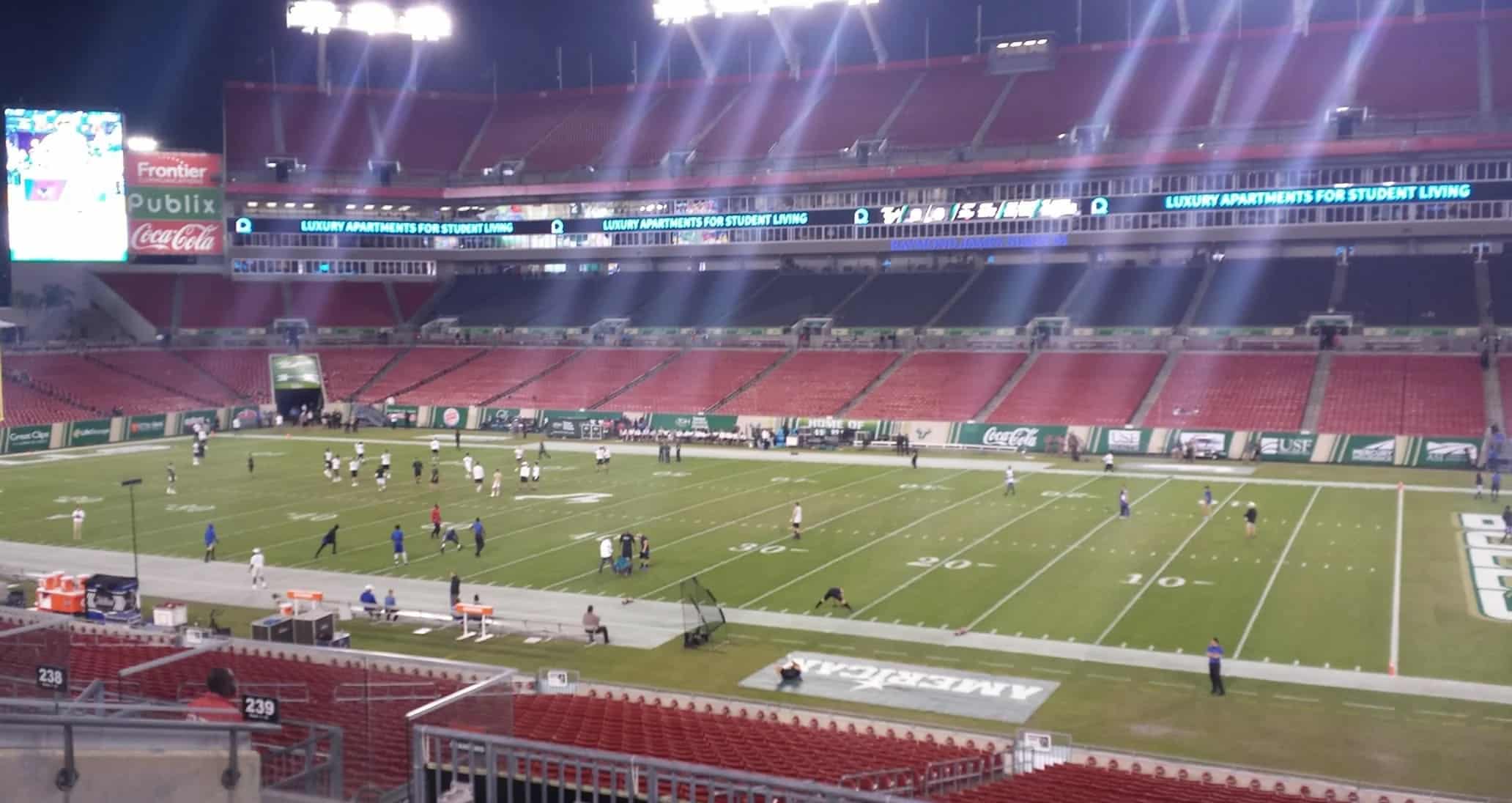 Section 239 at Raymond James Stadium