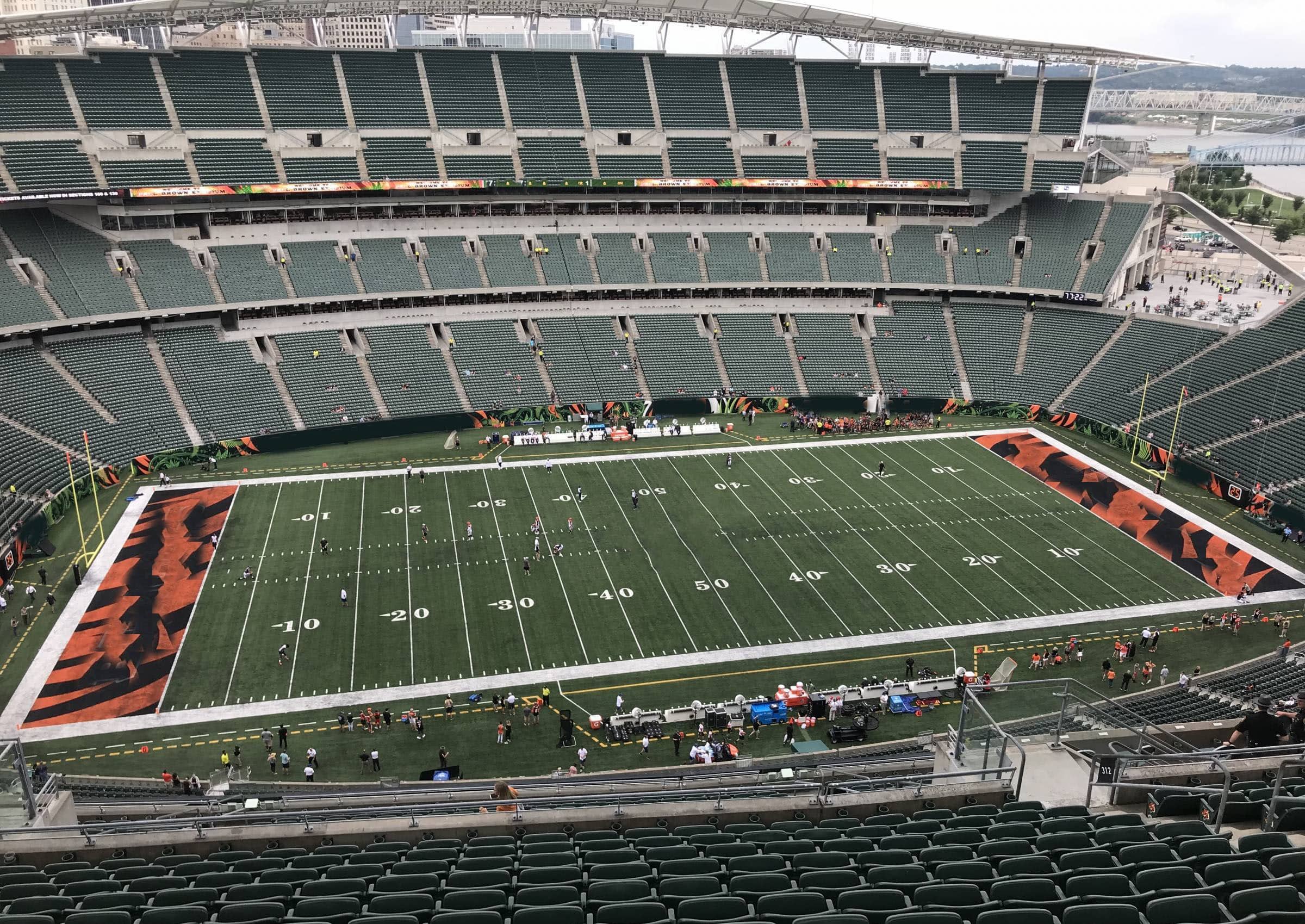 Section 312 at Paycor paul brown Stadium