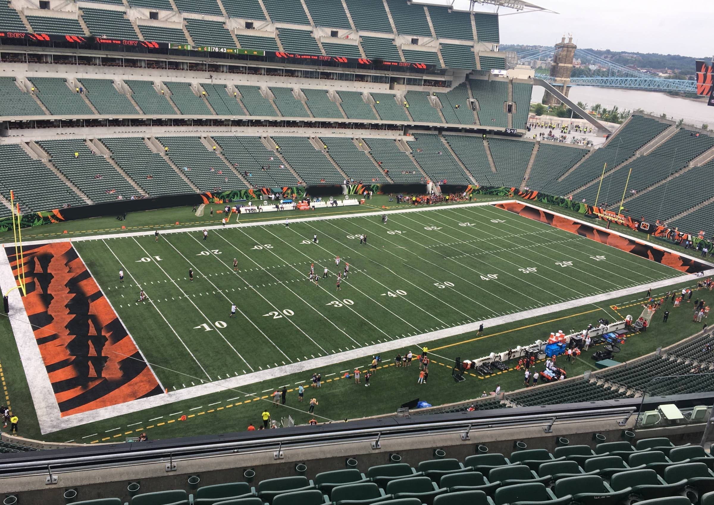Section 315 at Paycor paul brown Stadium