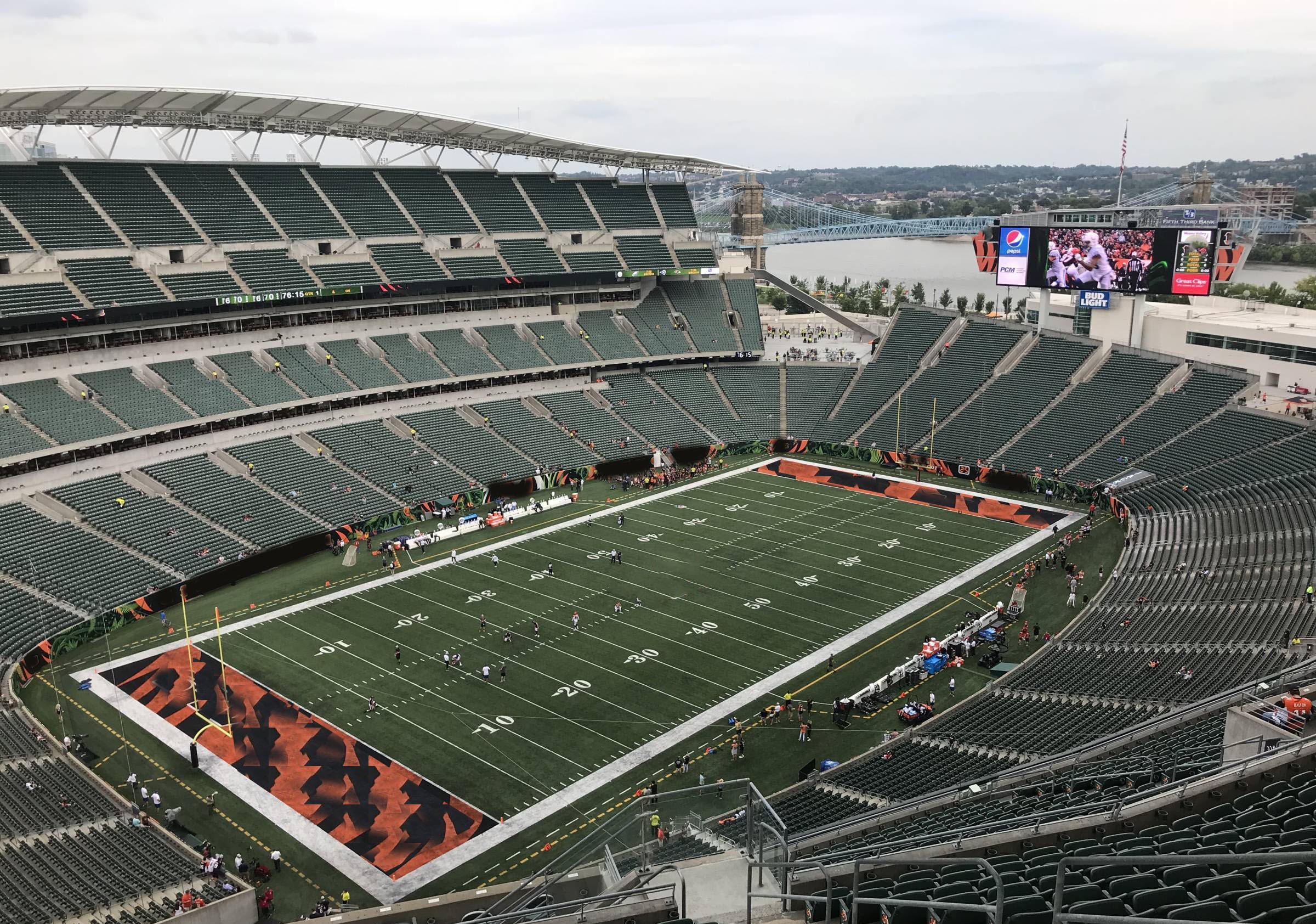 Section 317 at Paycor paul brown Stadium