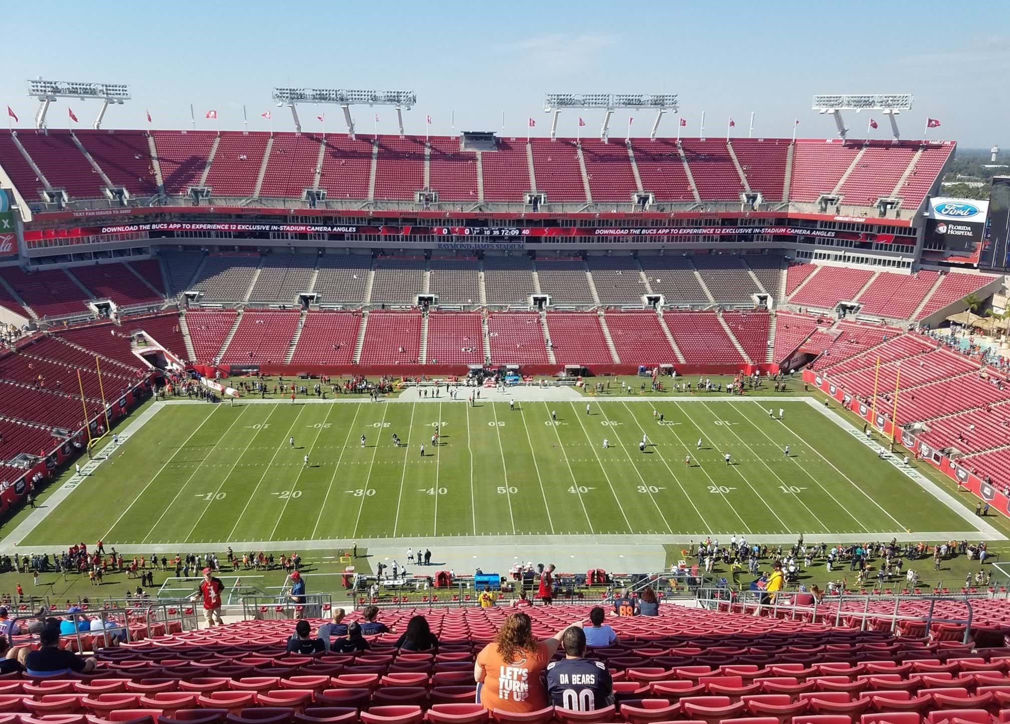 Section 335 at Raymond James Stadium