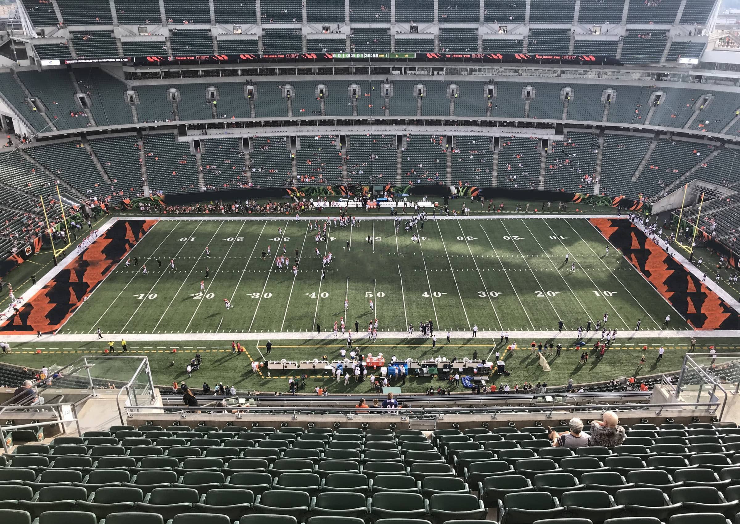 Section 340 at Paycor paul brown Stadium