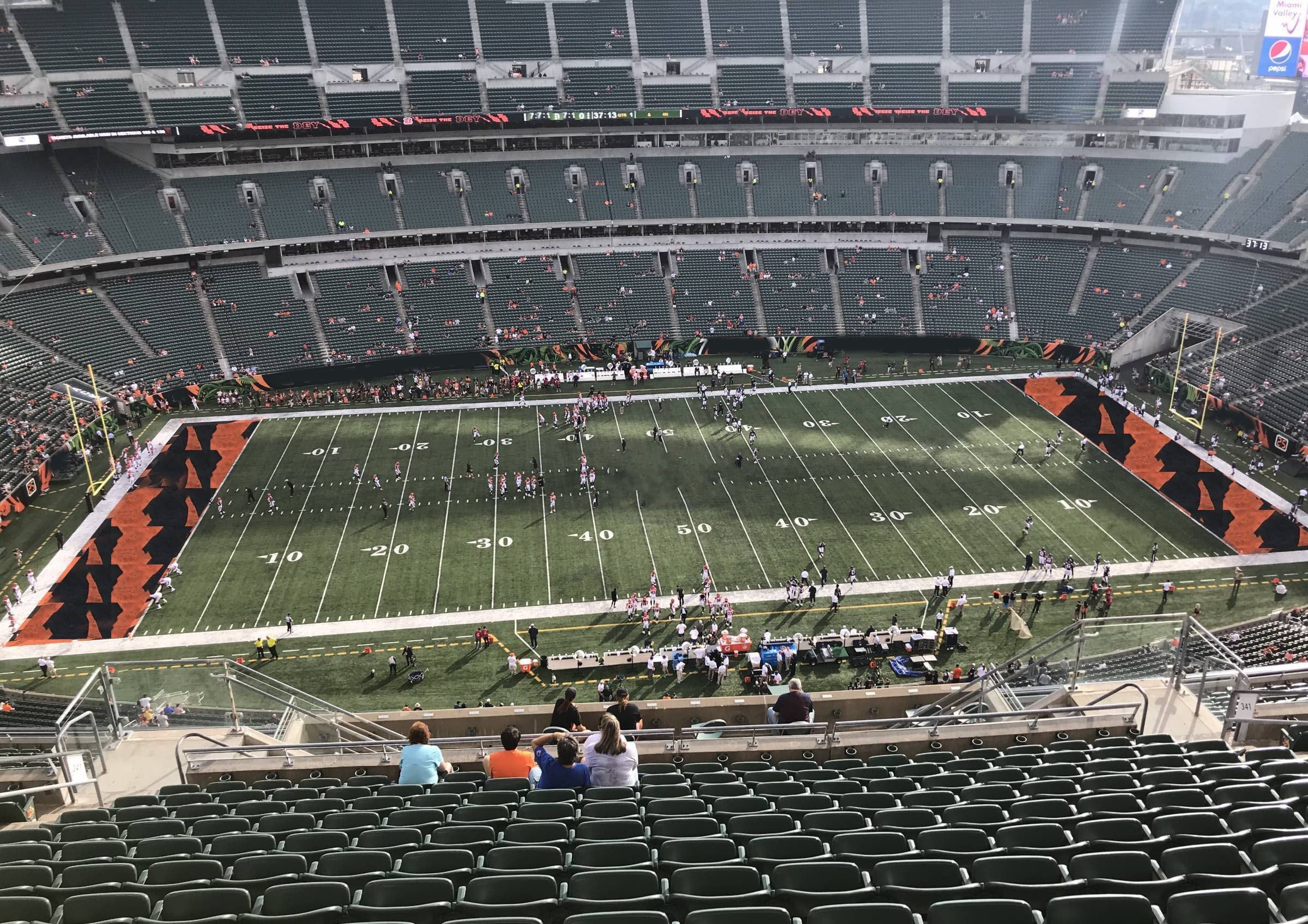 Section 341 at Paycor paul brown Stadium
