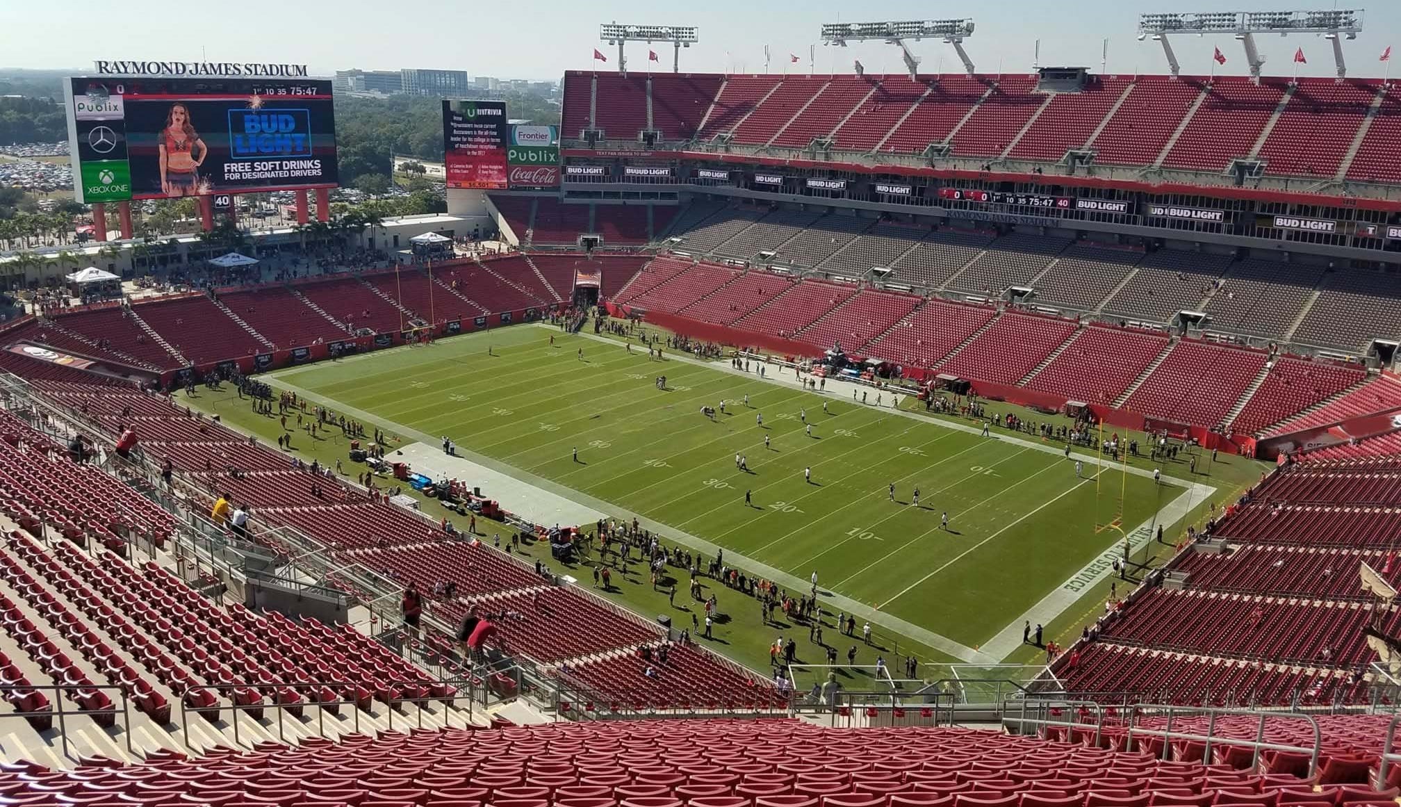Section 342 at Raymond James Stadium