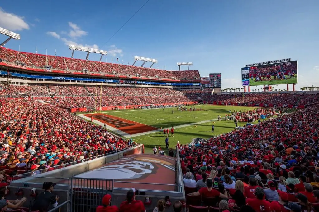 Shade Krewe's Nest at Raymond James Stadium