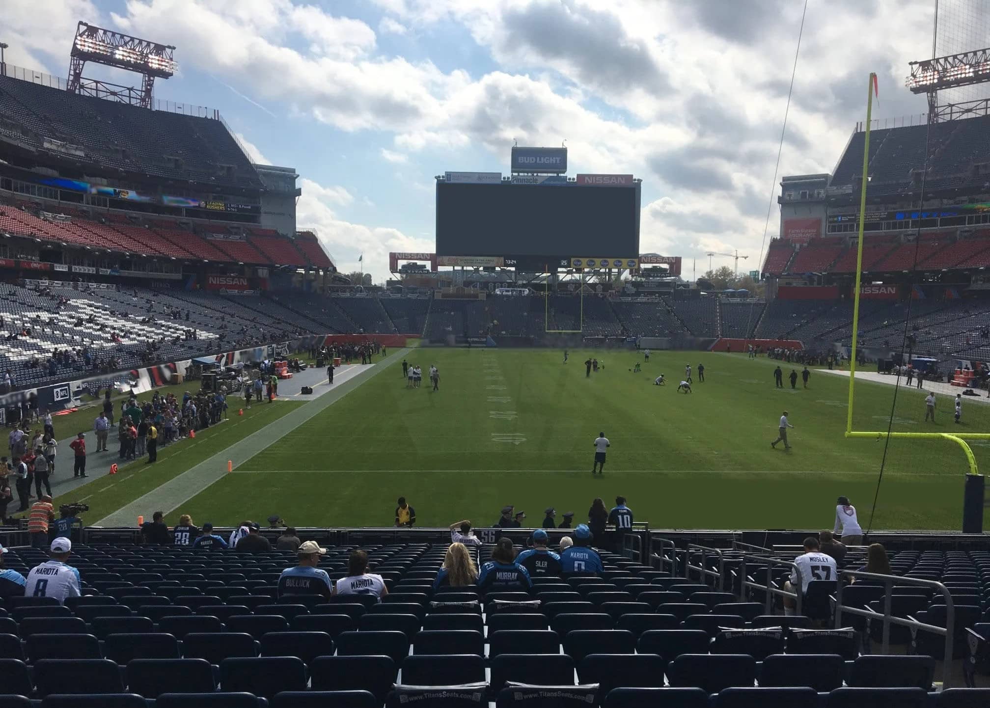 Section 102 at Nissan Stadium