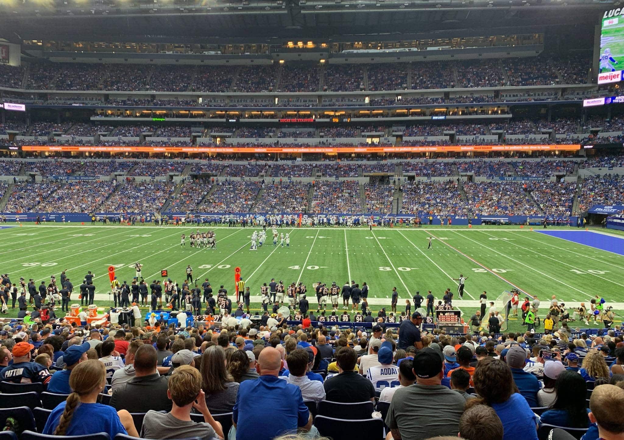 Section 112 at Lucas Oil Stadium