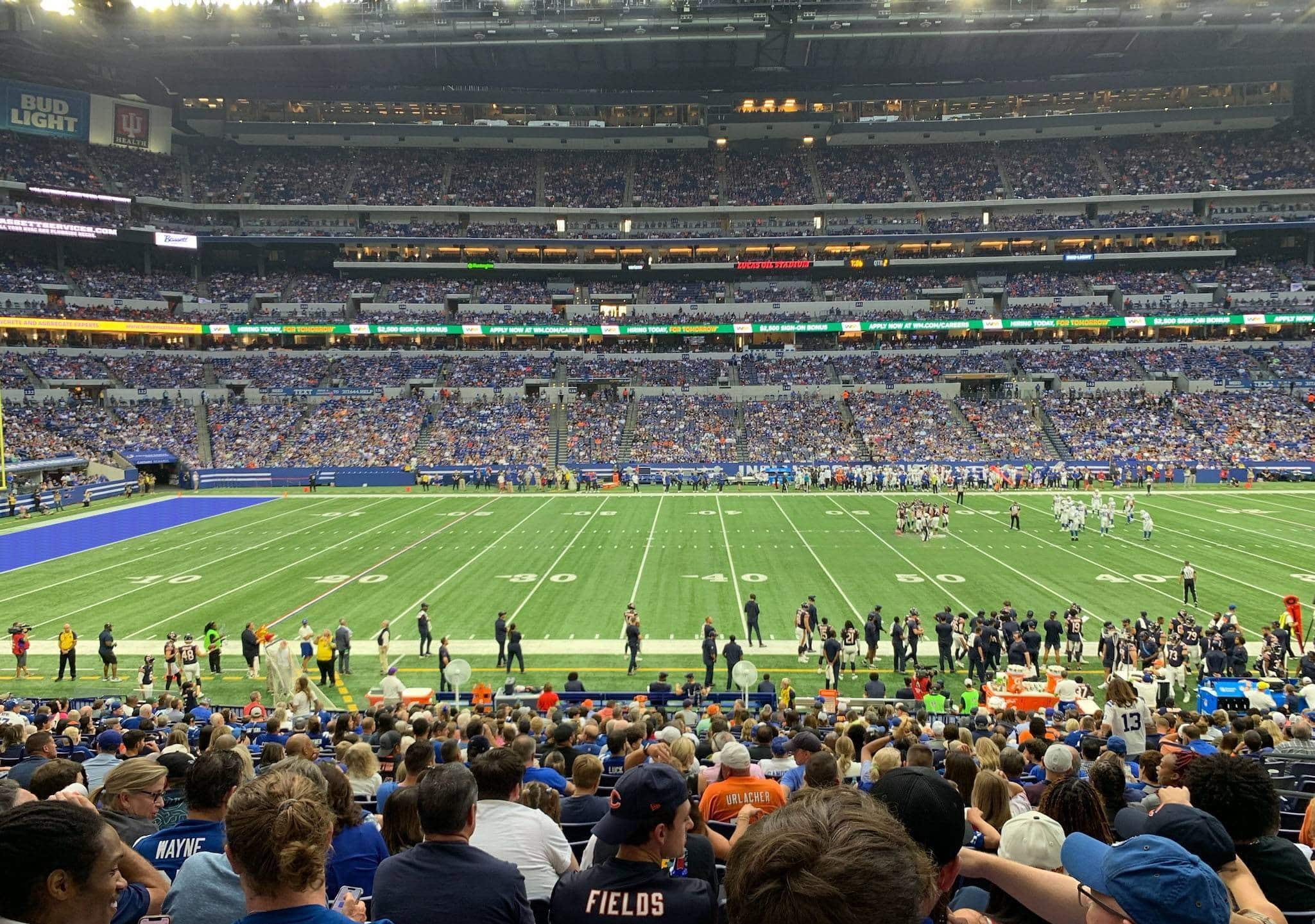 Section 114 at Lucas Oil Stadium