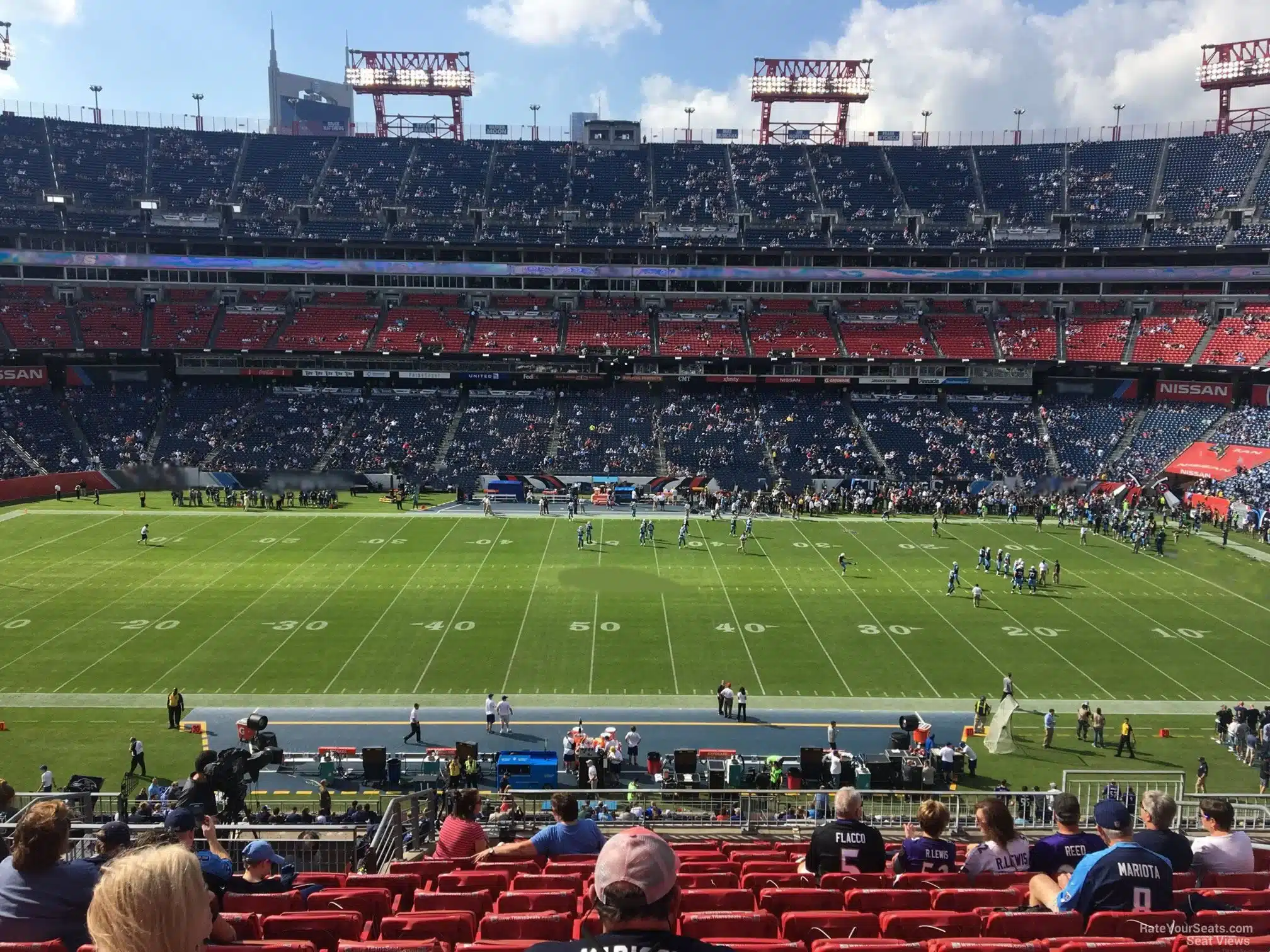 Section 111 at Nissan Stadium