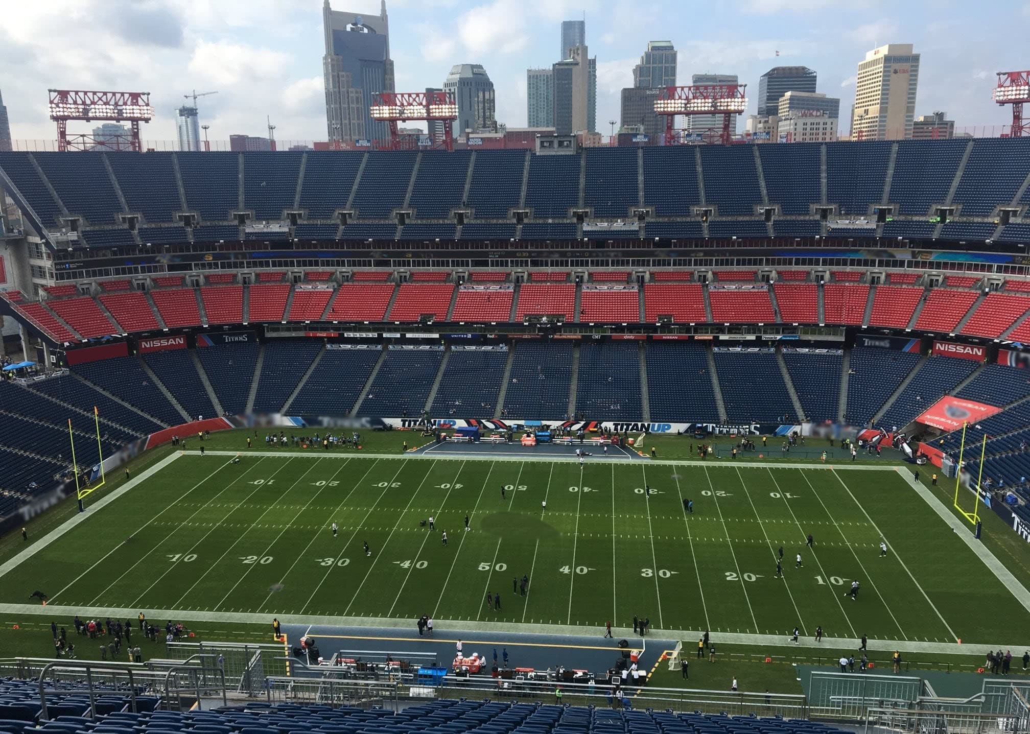 300 level seating view