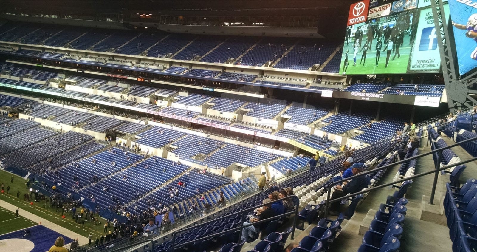 Section 401 at Lucas Oil Stadium