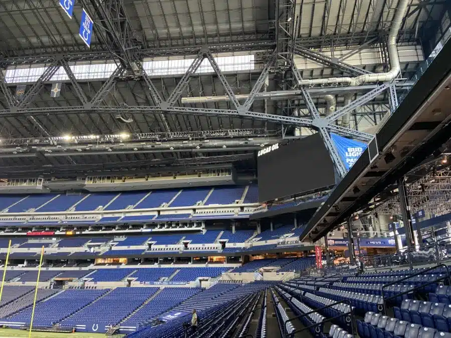 Video Board Lucas Oil Stadium