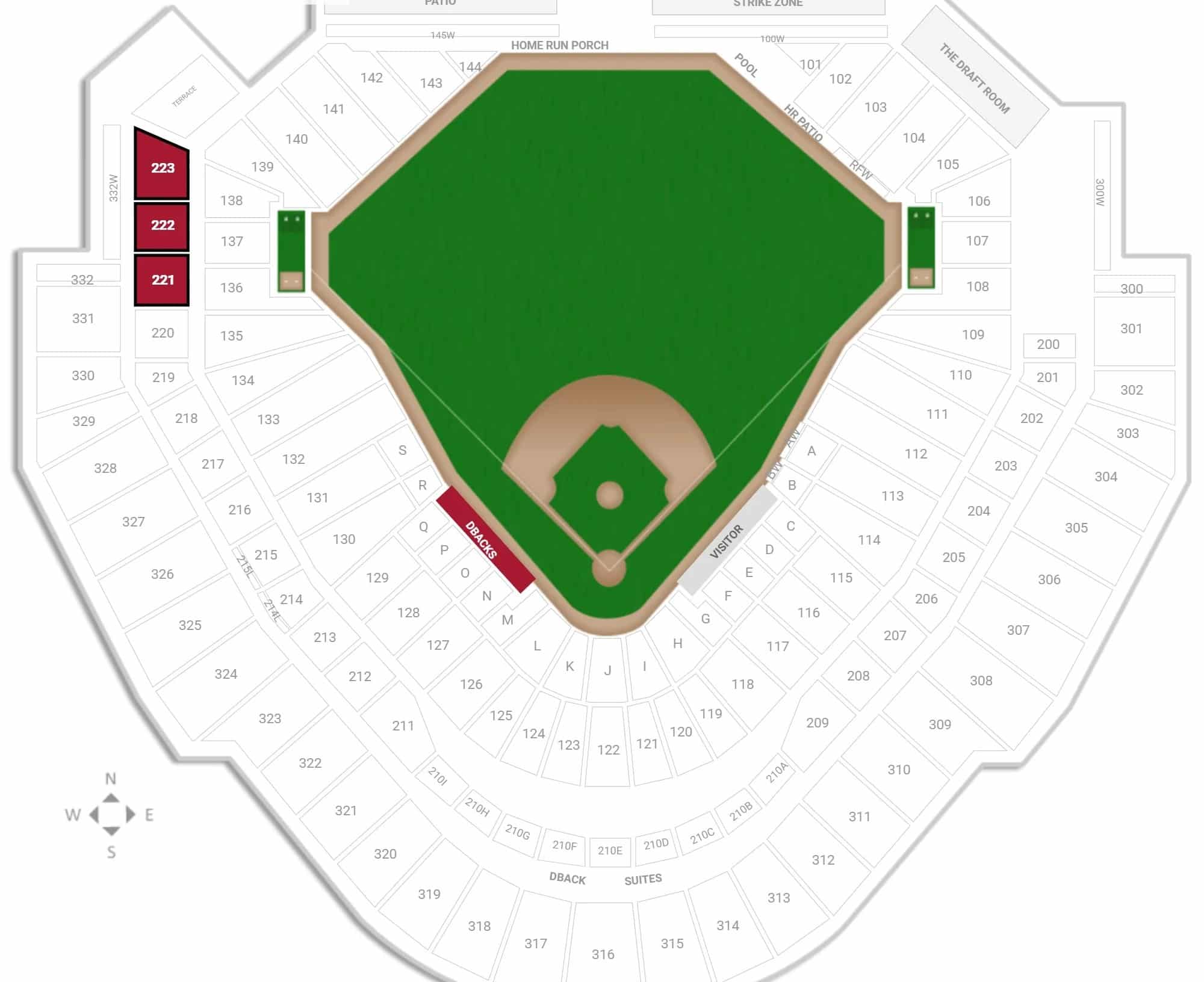 All-You-Can-Eat Seating chase field stadium