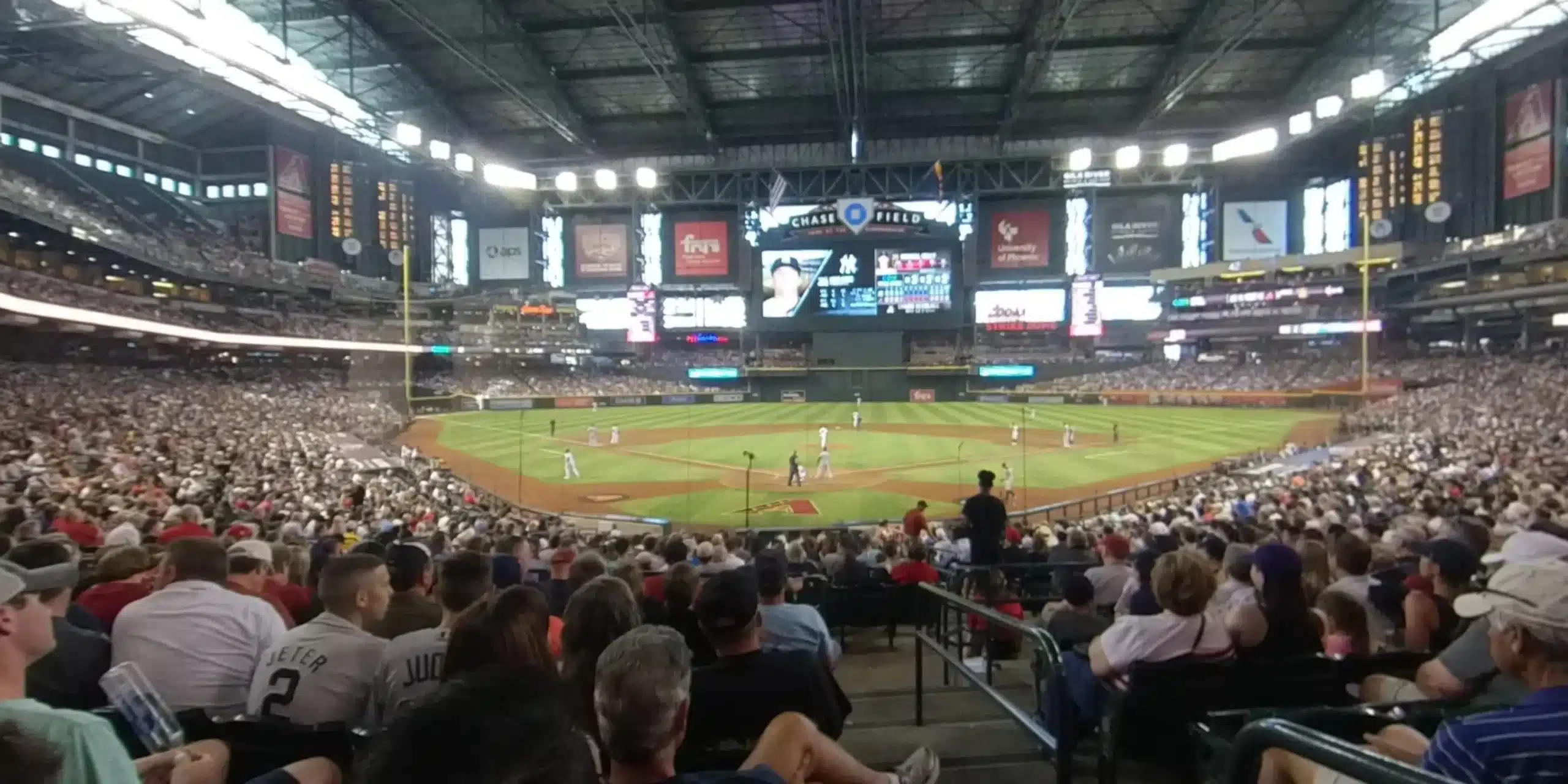 Section 100 Row 21 chase field stadium