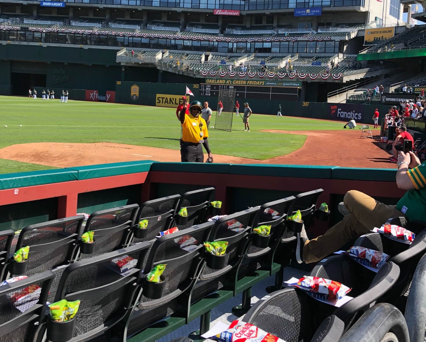 The Field Box seats